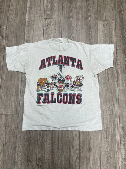 XL - Vintage 90s NFL Atlanta Falcons Looney Tunes Taz Tee