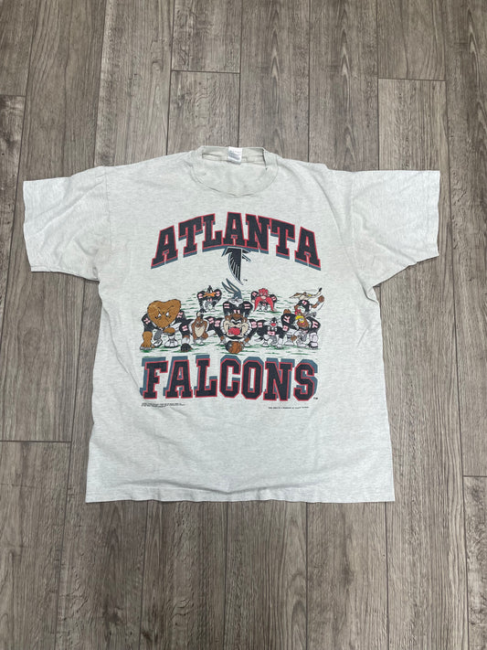 XL - Vintage 90s NFL Atlanta Falcons Looney Tunes Taz Tee
