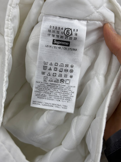 M- Supreme Margiela MM6 padded white shirt
