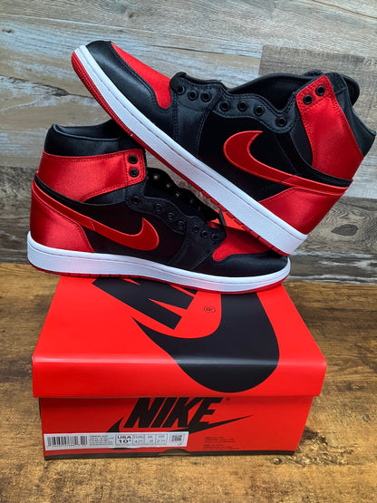 Jordan Satin Bred Size 10.5w (9M)