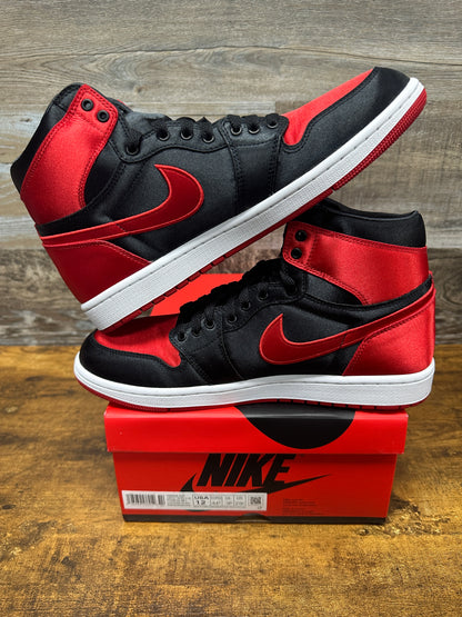 Jordan 1 high satin bred Size 12w (10.5M)