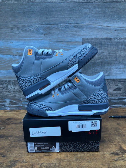 Jordan 3 Cool Grey Size 5y