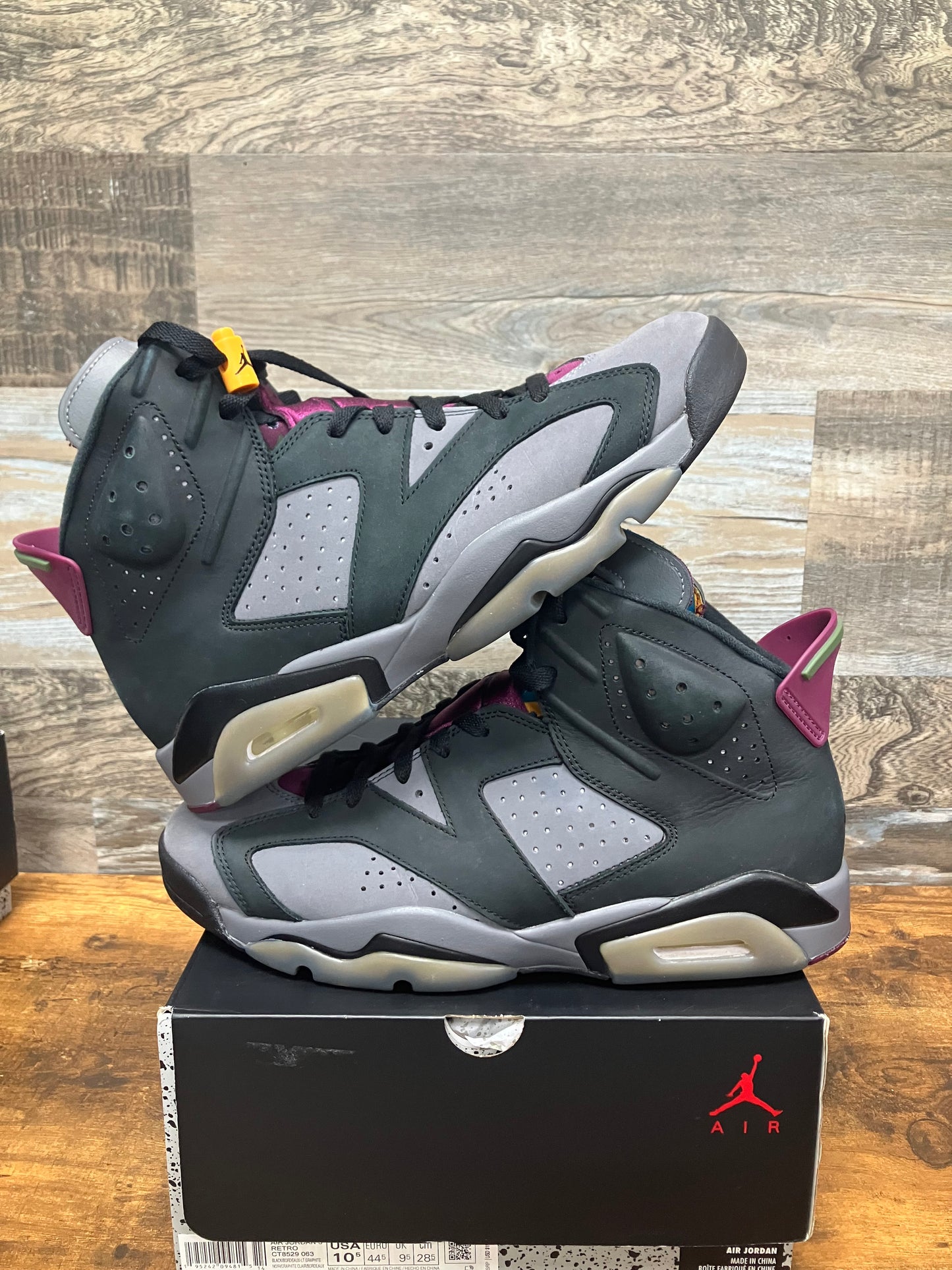 Jordan 6 Bordeaux Size 10.5