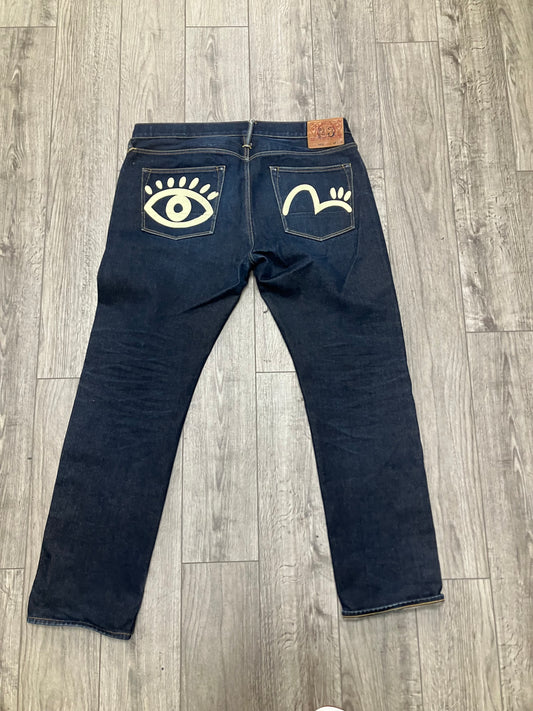Evisu Eye No3 Selvedge Jeans Size 38x34