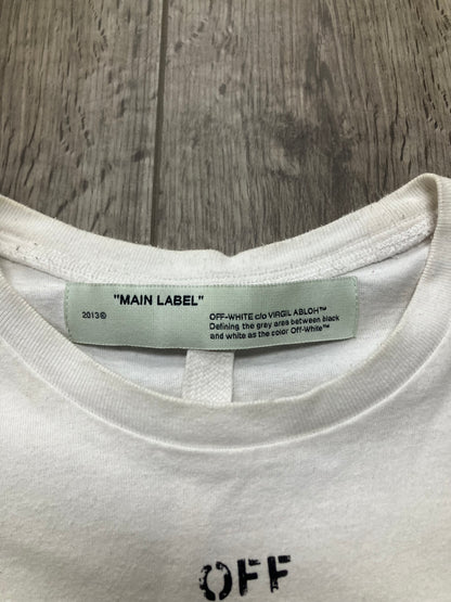 Off White Scotch Long Sleeve Size Medium