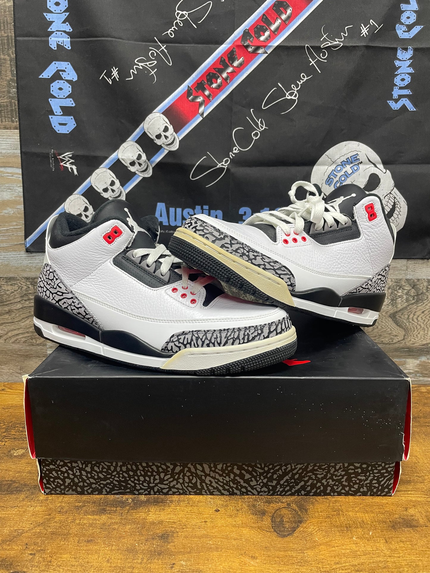 Jordan 3 Retro 'Infrared 23' 9.5
