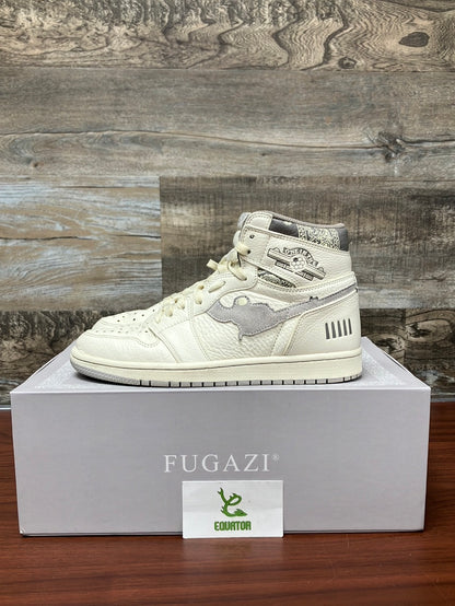 Fugazi One In The Chamber Gunmetal Neutral Sneakers Size 8