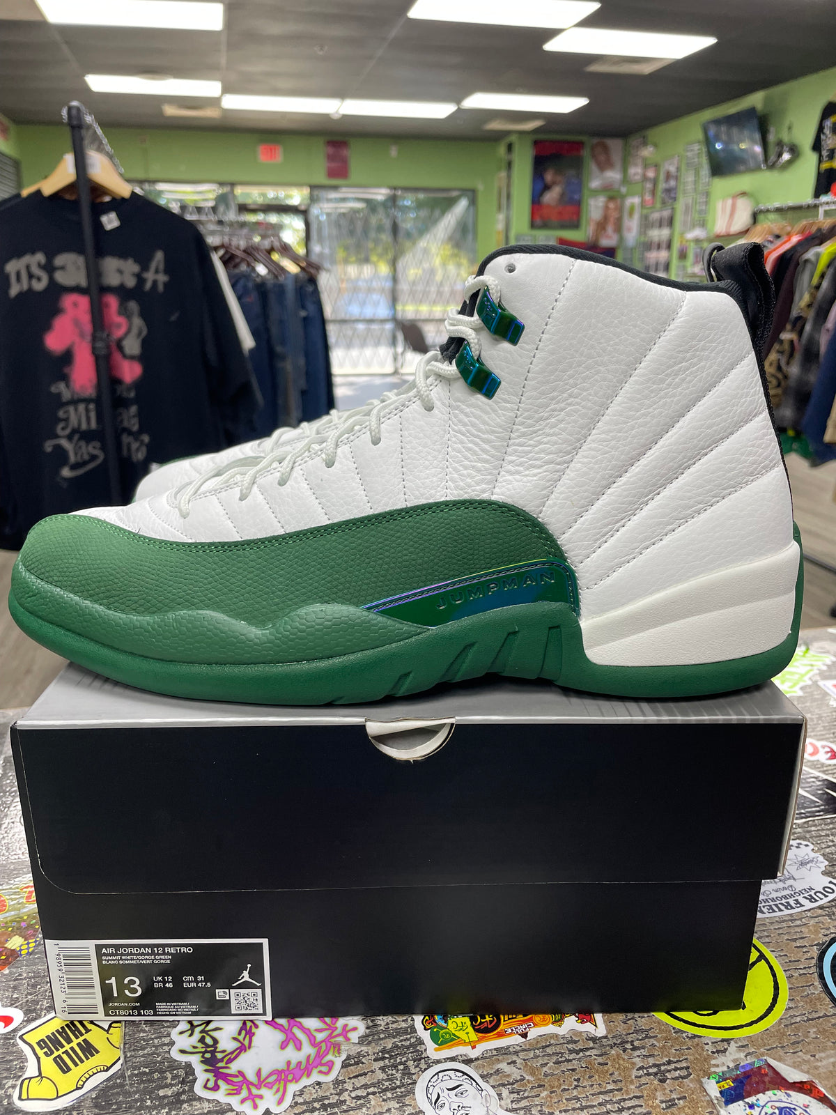 13 - Jordan 12 Bucks New