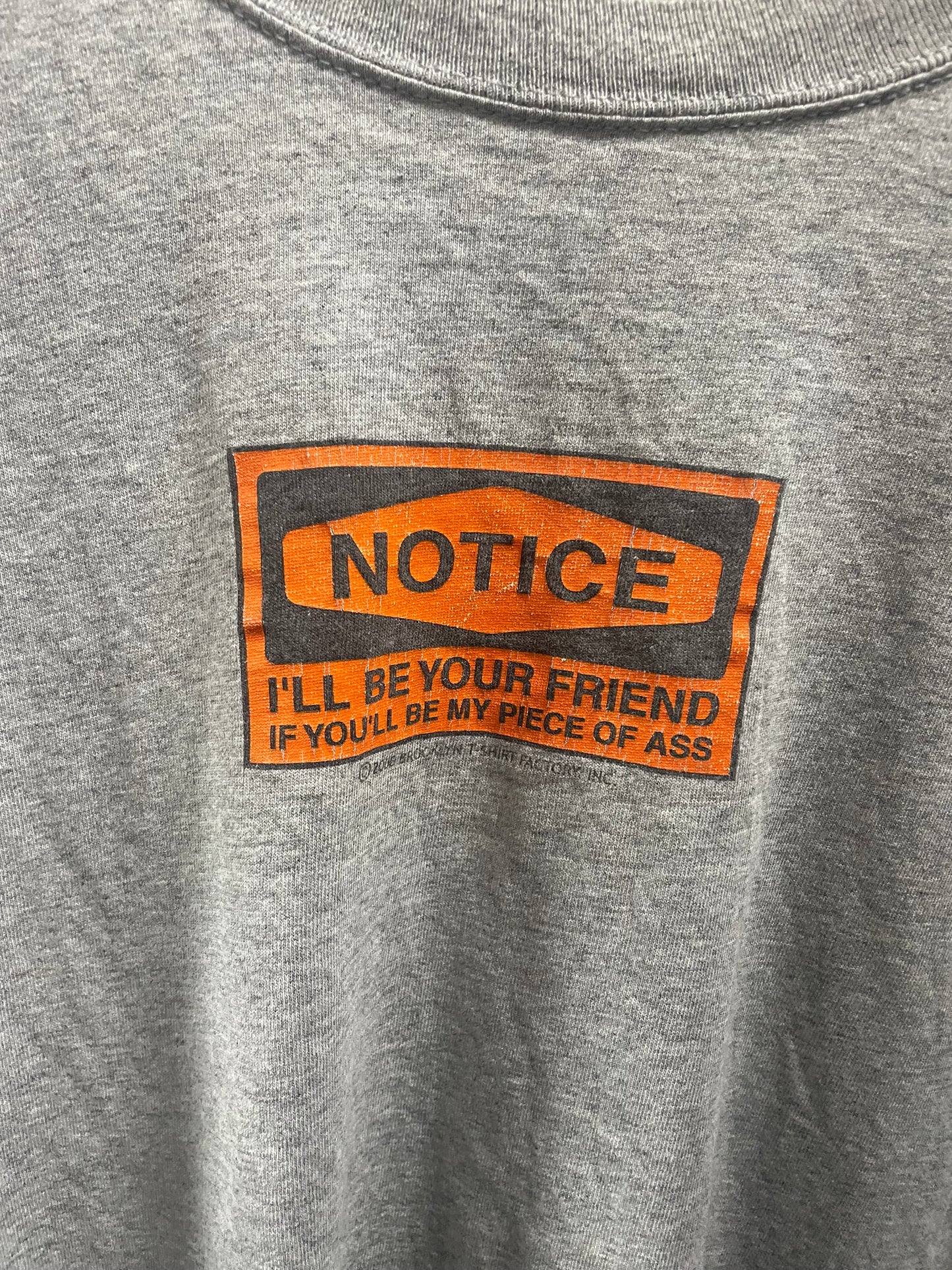 XL - Vtg Notice Tee