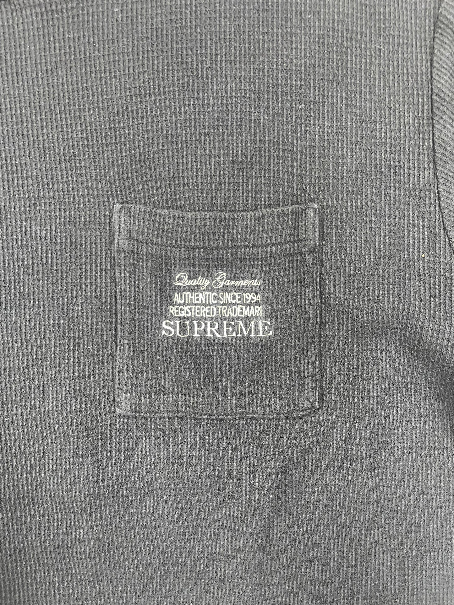 L - Supreme Waffle Pocket Tee