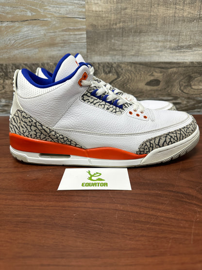 Jordan 3 Knicks Size 11.5