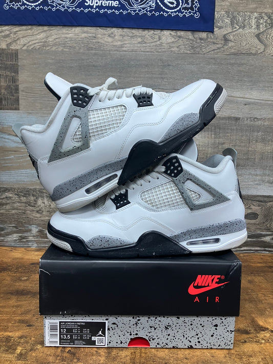 Jordan 4 White Cement Size 12