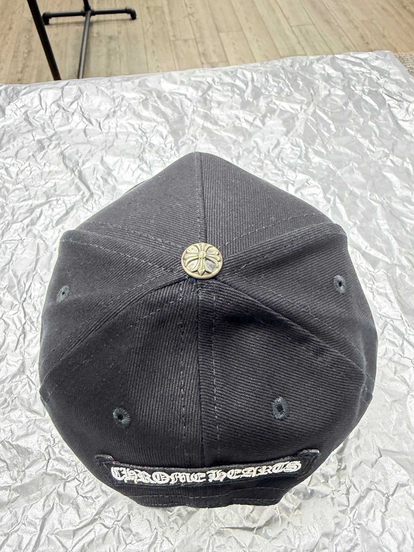 Chrome Hearts Cross Denim Hat black New