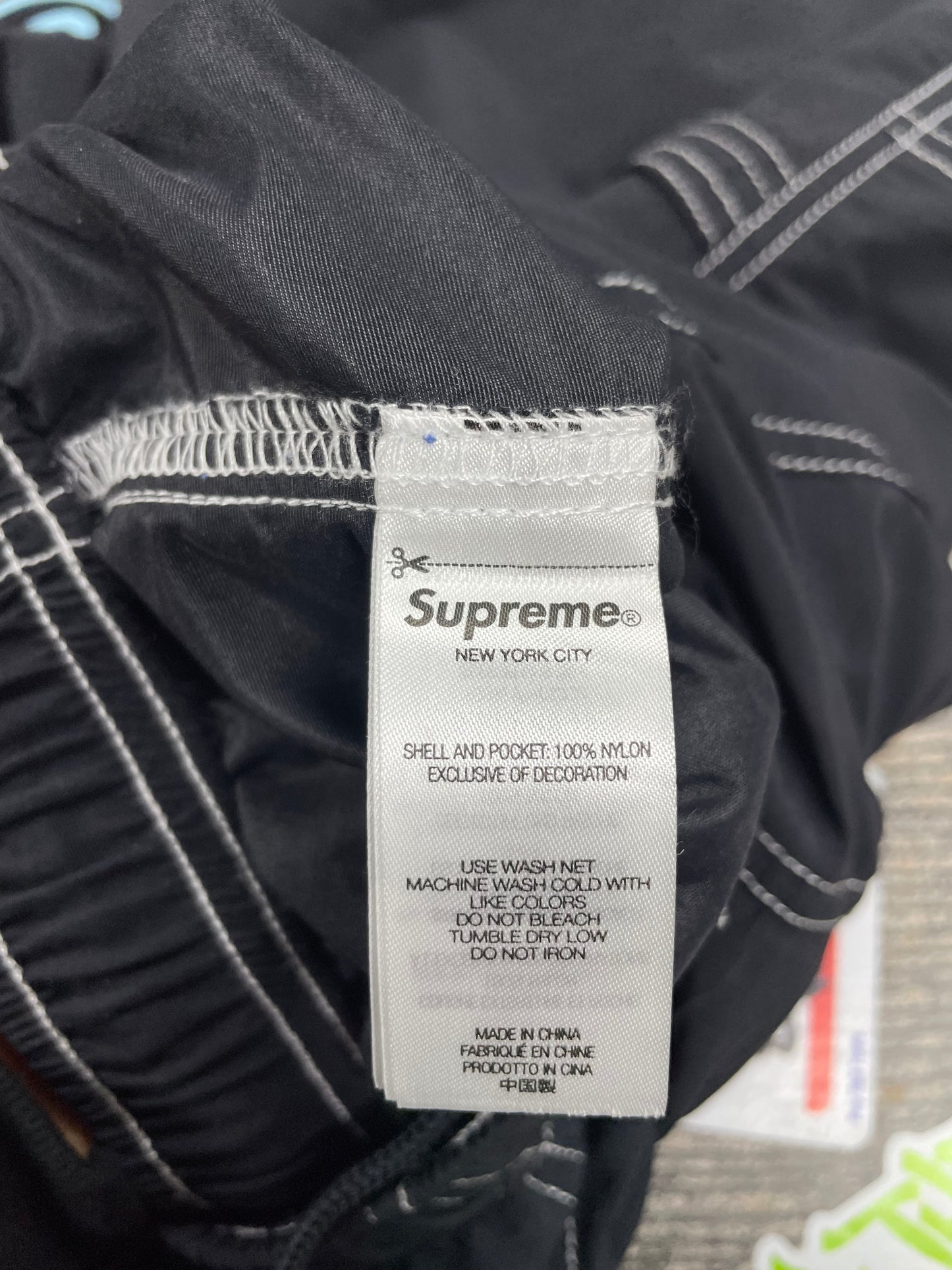Supreme Nylon Painter Shorts Black SS22