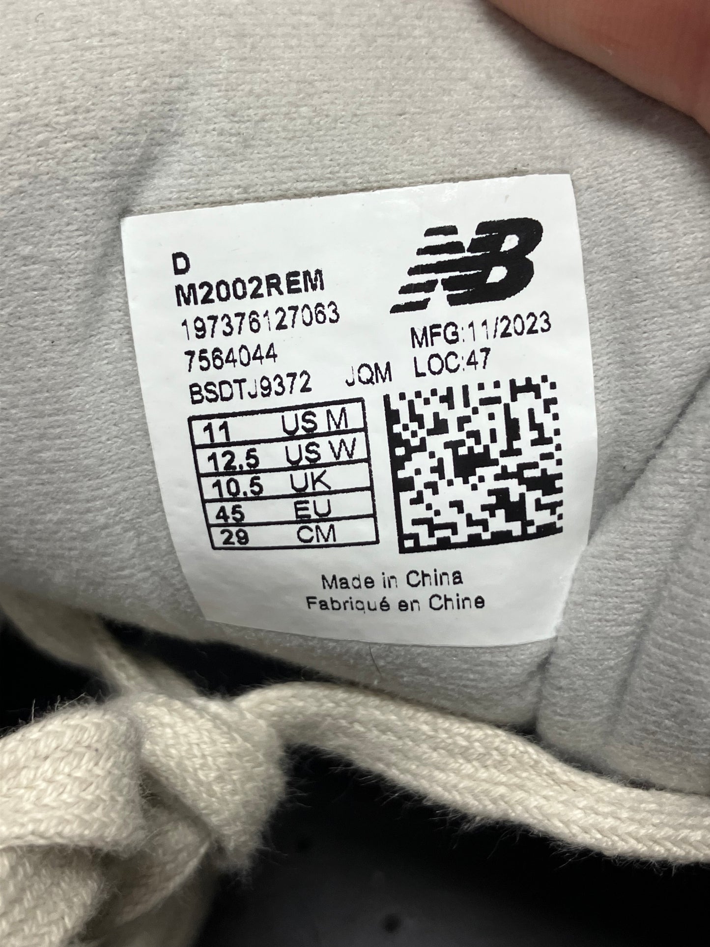 New Balance 2002r Teal Size 11