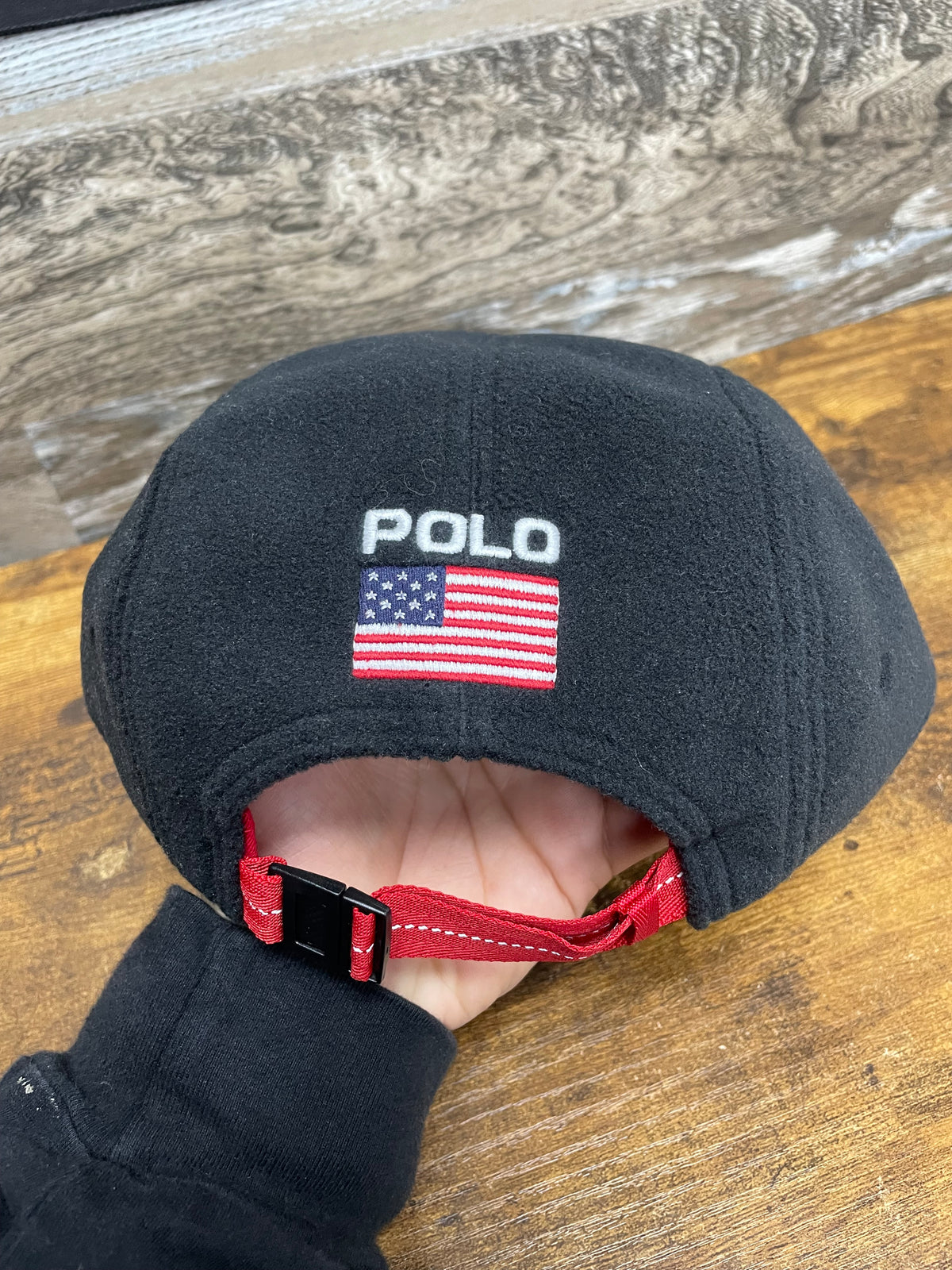 OS - Polo By Ralph Lauren USA Fleece hat