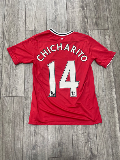 Kids XL - Manchester United 2011-12 Home Kit Chicharito