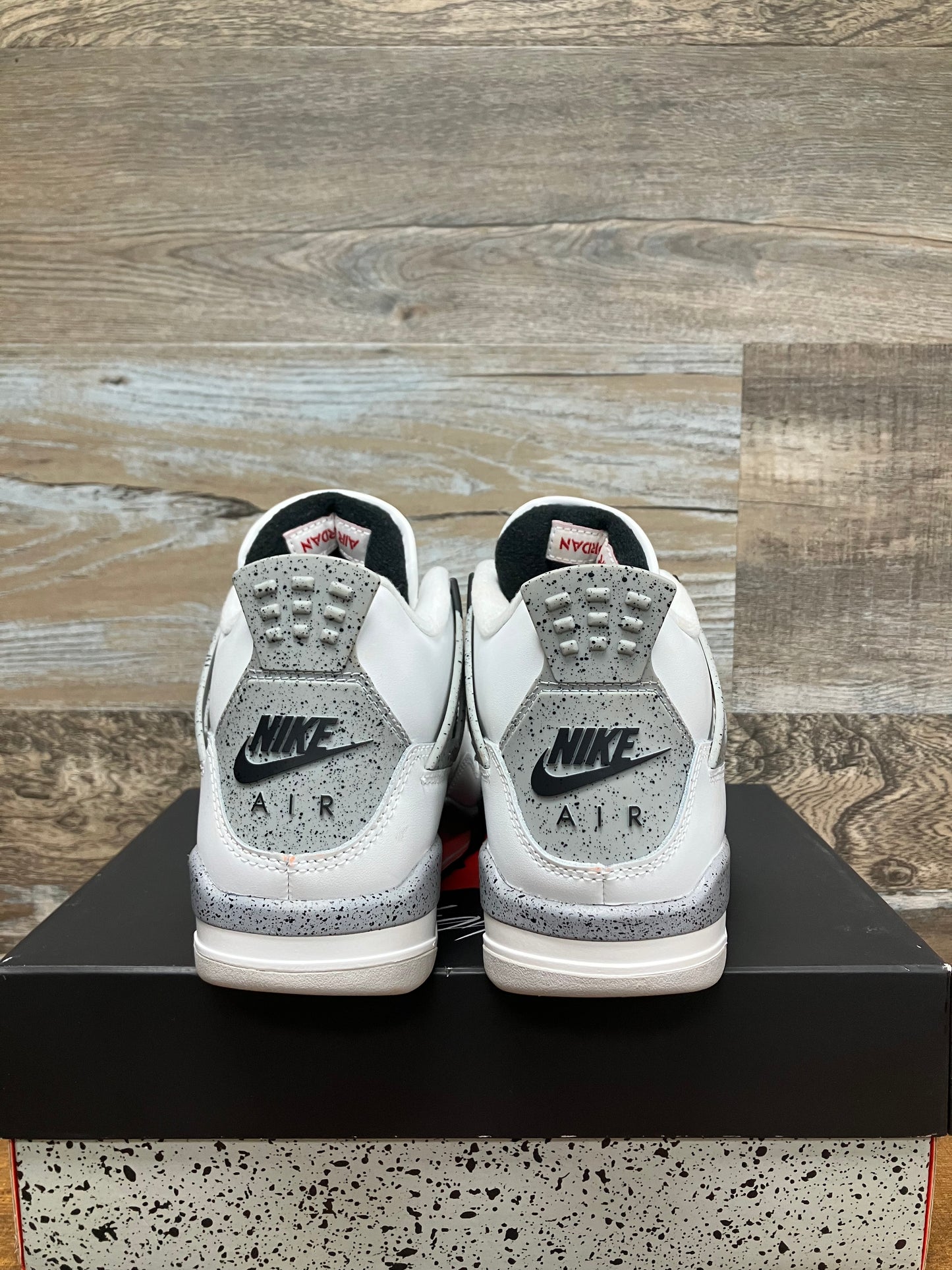 7y-Air Jordan 4 Retro OG 2025 White Cement