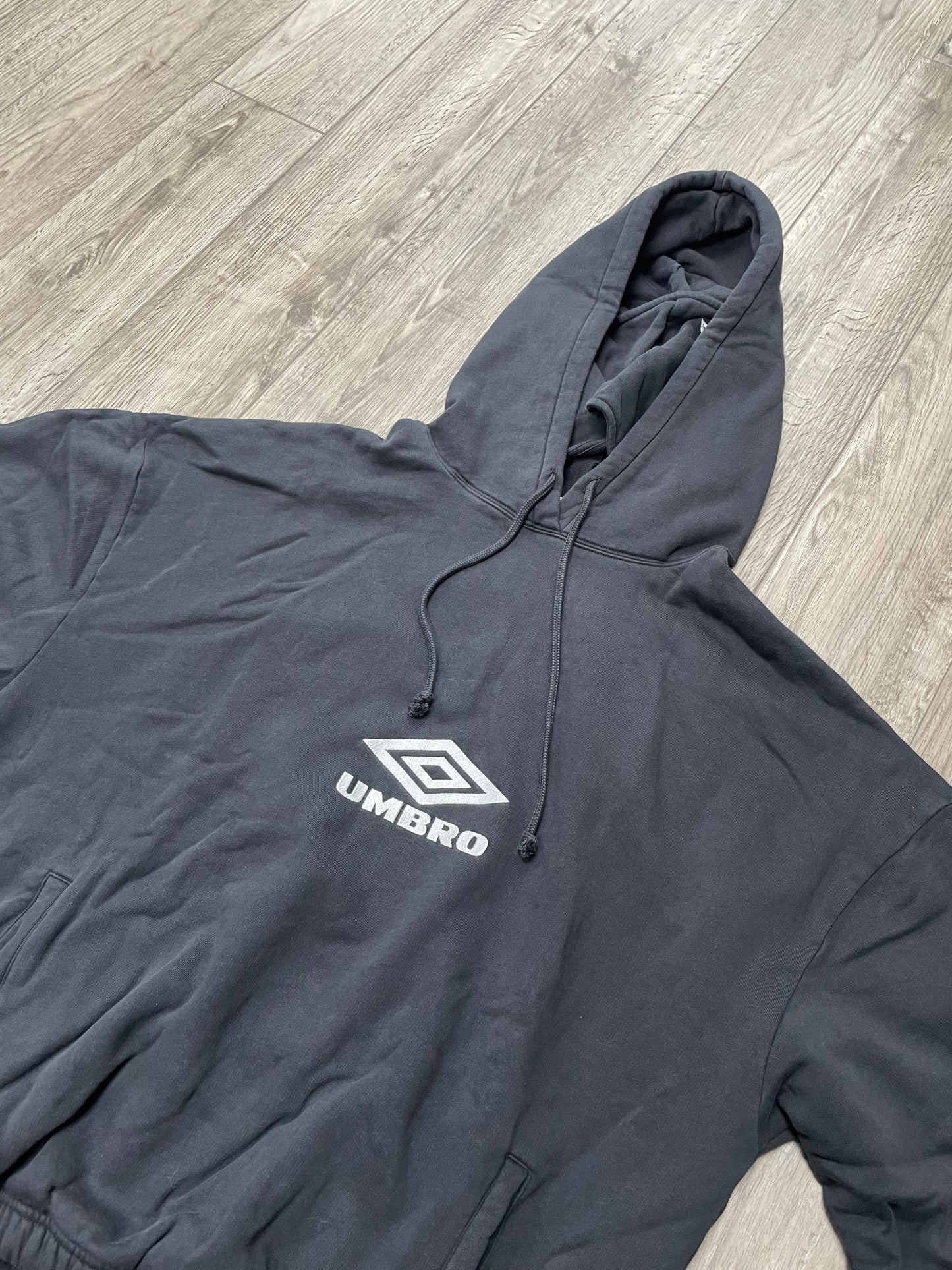 Umbro x Slamjam Logo Mask Hoodie Black XL