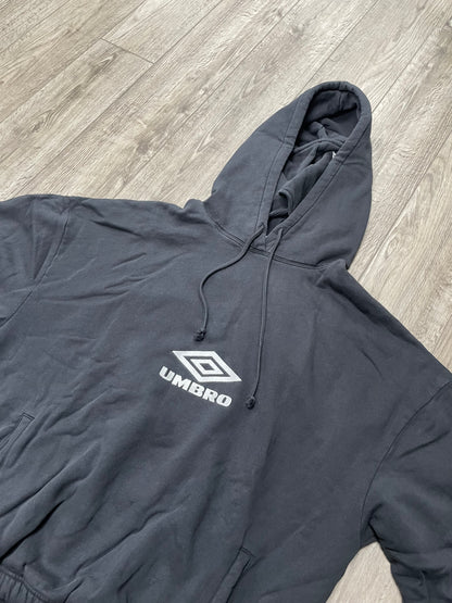 Umbro x Slamjam Logo Mask Hoodie Black XL