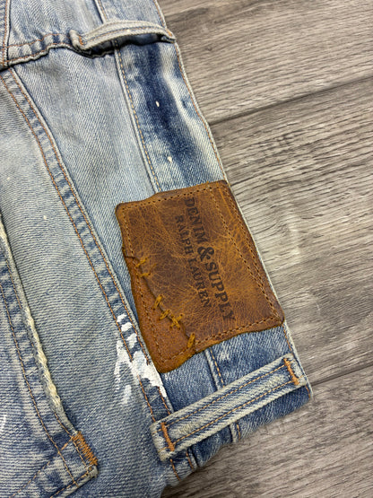 33 - Polo Denim Supply Paint Shorts