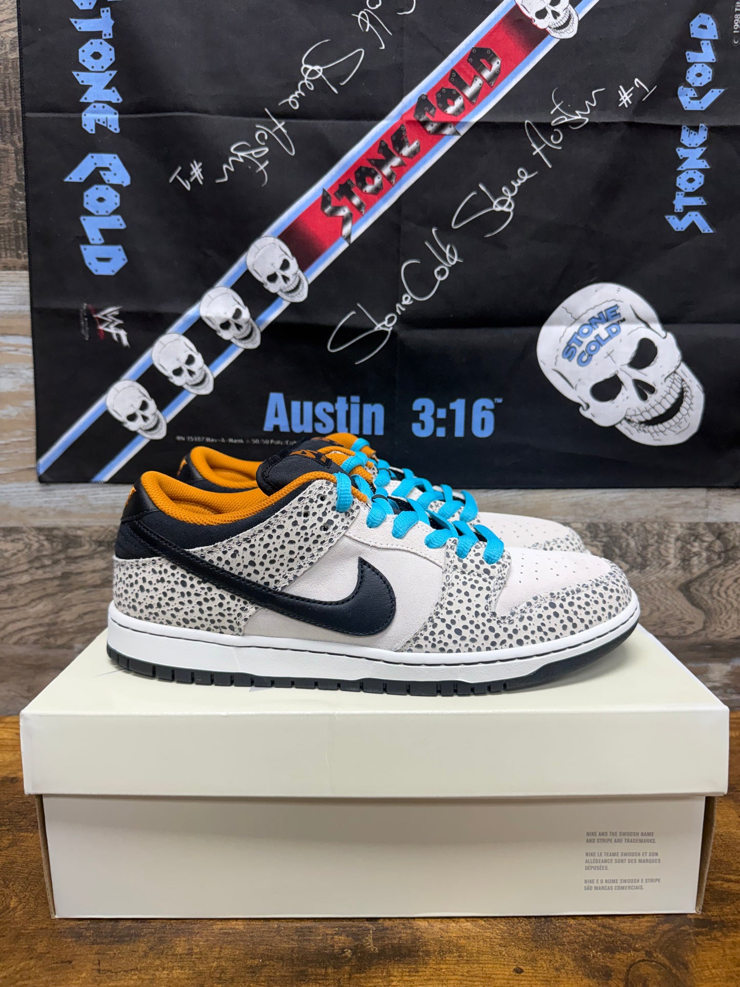 Nike SB Dunk Low Pro Electric 'Phantom and Black 10.5