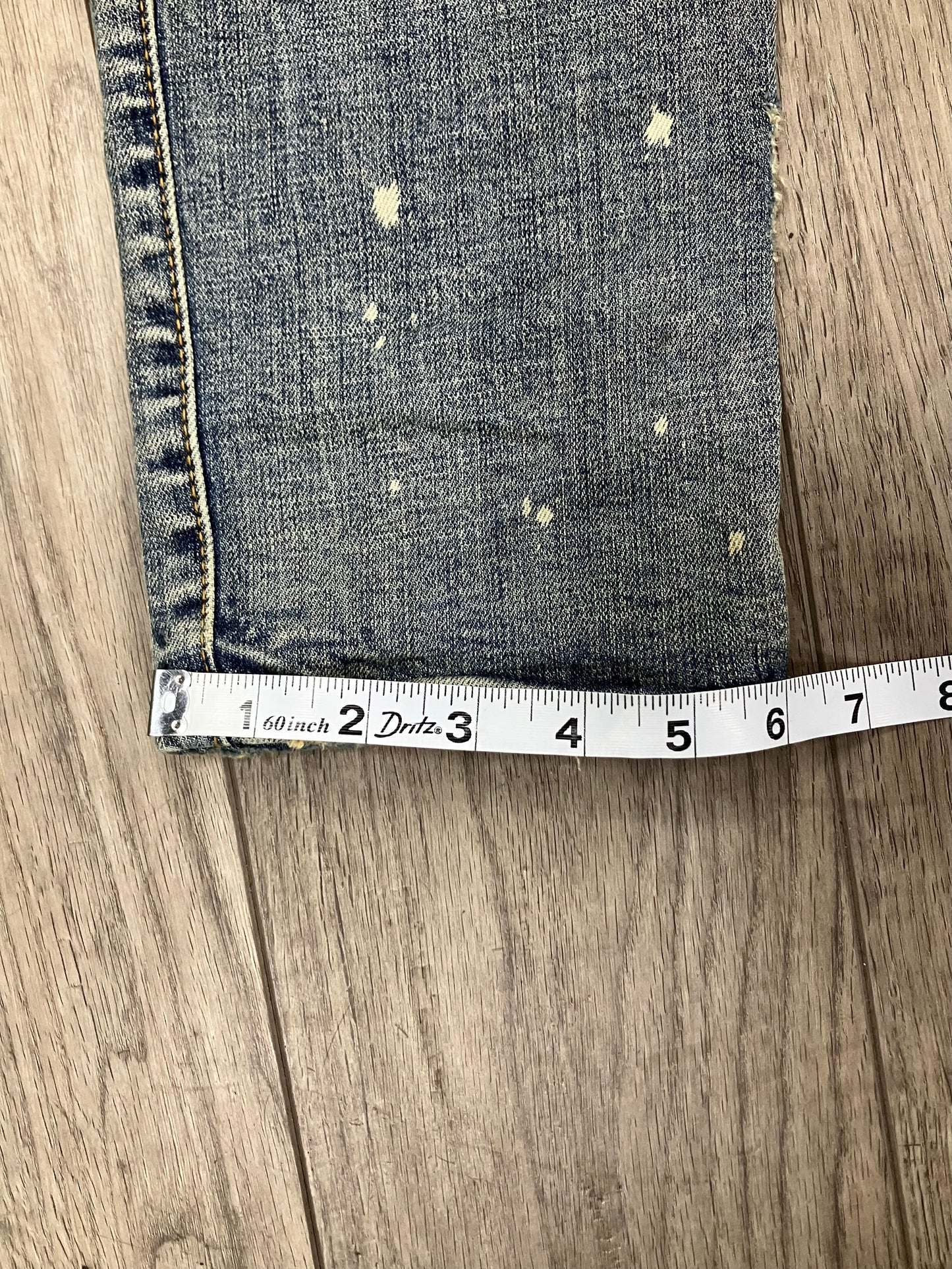34 - Purple Brand Painter Skinny Denim