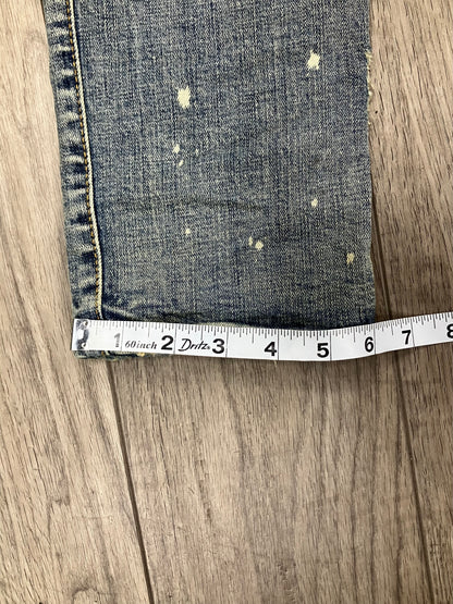 34 - Purple Brand Painter Skinny Denim