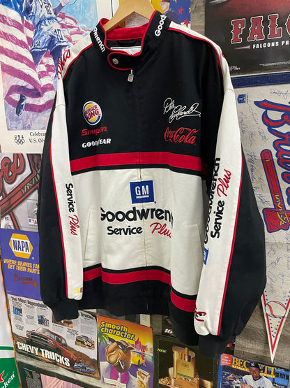 XXL - Vtg 1990s Chase Authentics Dale Earnhardt Sr. NASCAR racing jacket.