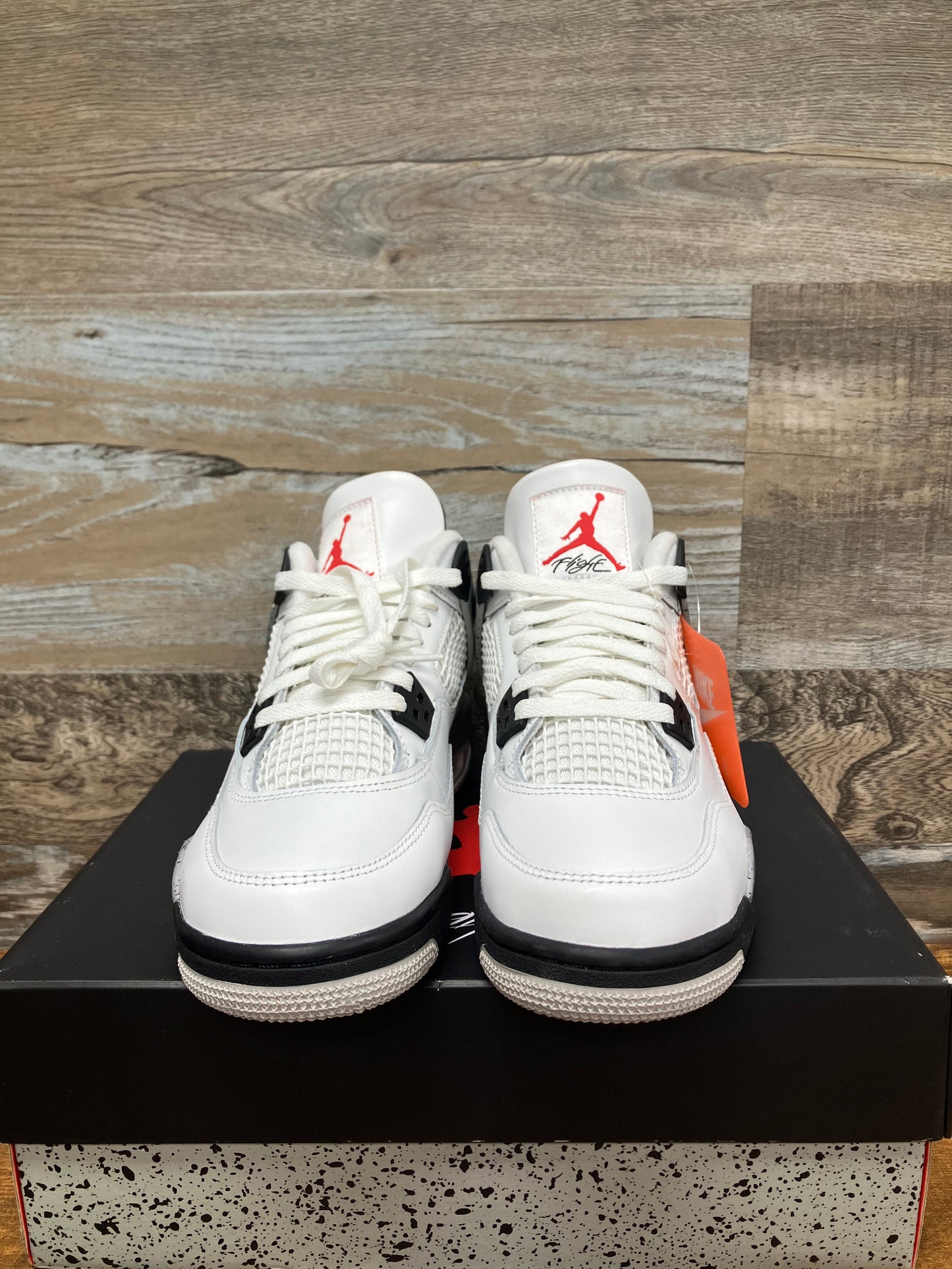 7y-Air Jordan 4 Retro OG 2025 White Cement
