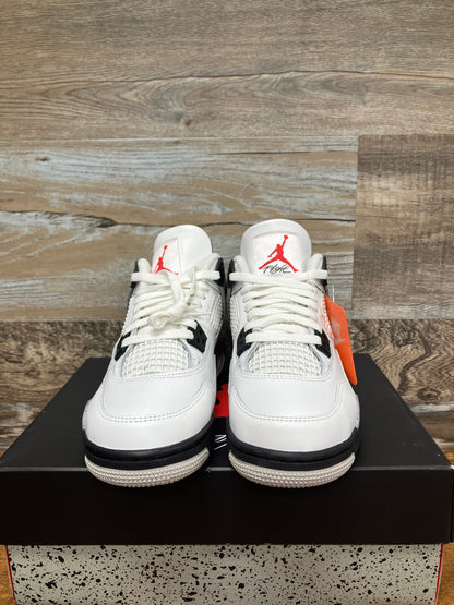 7y-Air Jordan 4 Retro OG 2025 White Cement