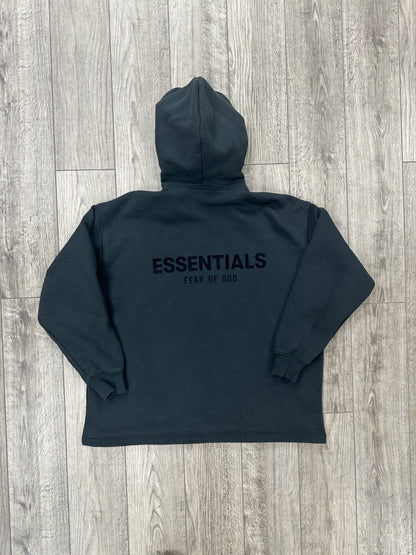 XS - FOG Essentials Black hoodie Fits oversized
