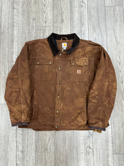 Carhartt Work Jacket Brown Size 2XL