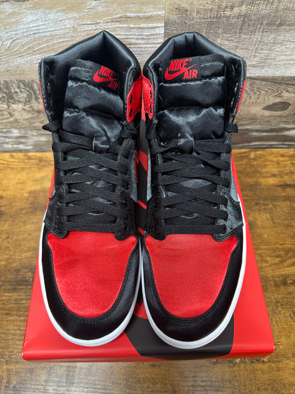 Jordan 1 high satin bred Size 12w (10.5M)