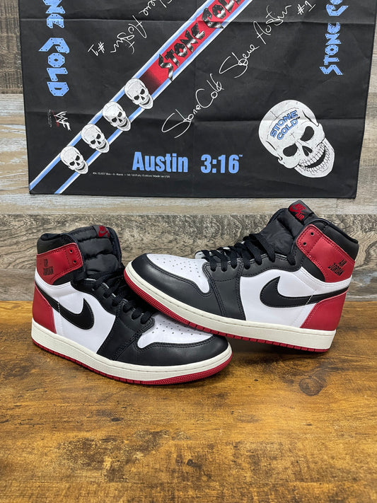 10 - Nike Air Jordan 1 Retro High OG "Black Toe Reimagined" sneaker