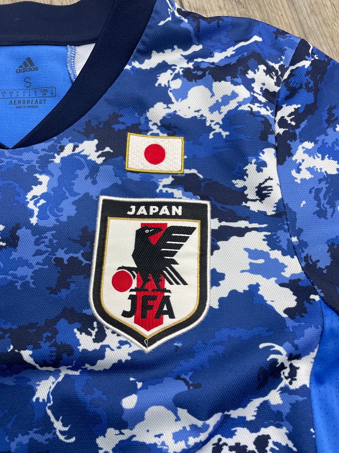 S - Adidas 2020-21 Japan National Team home soccer jersey