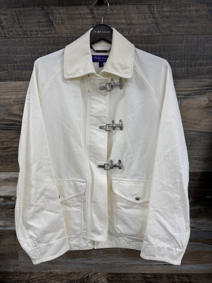 M - Ralph Lauren Purple Label Fireman Clasp White Jacket