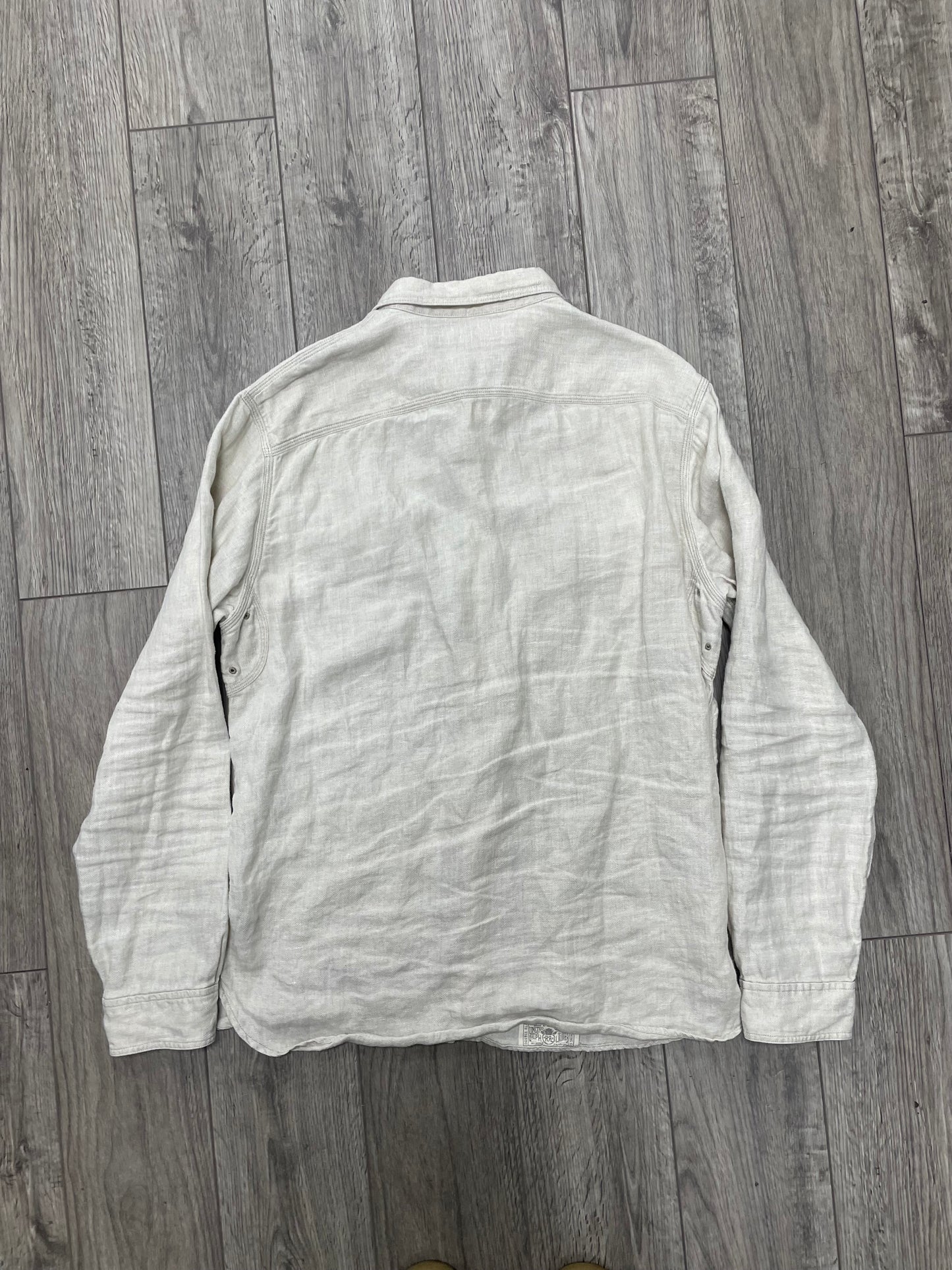 RRL Linen Herringbone Twill Workshirt L