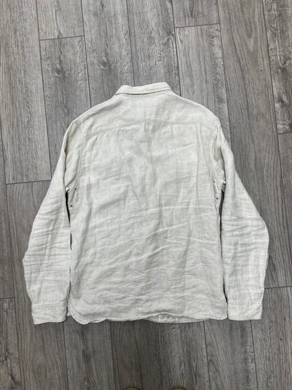 RRL Linen Herringbone Twill Workshirt L