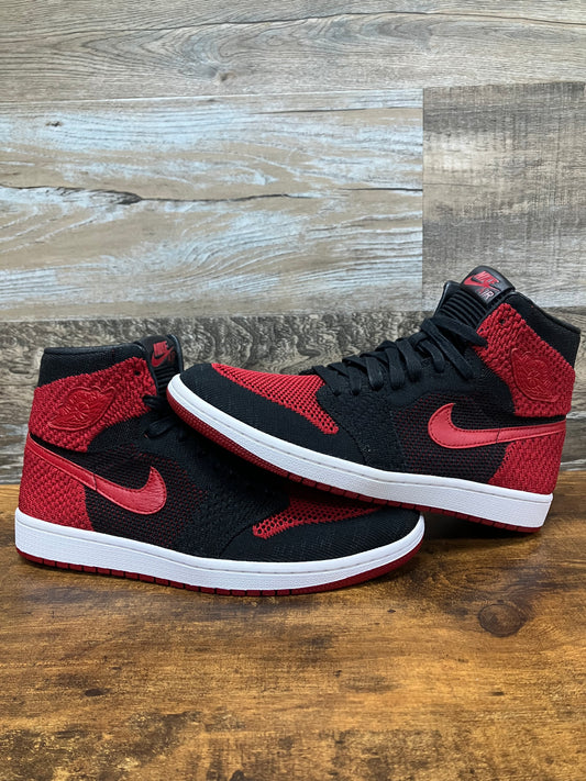 10-Air Jordan 1 high Flyknit Bred