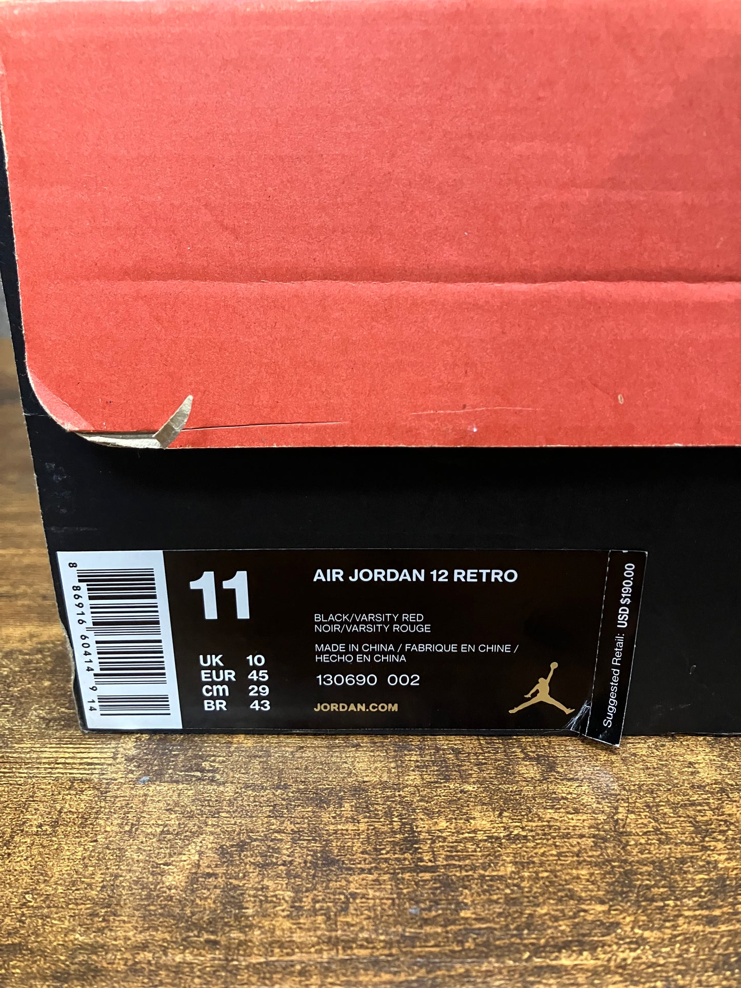 11 - Air Jordan 12 Retro Flu Game
