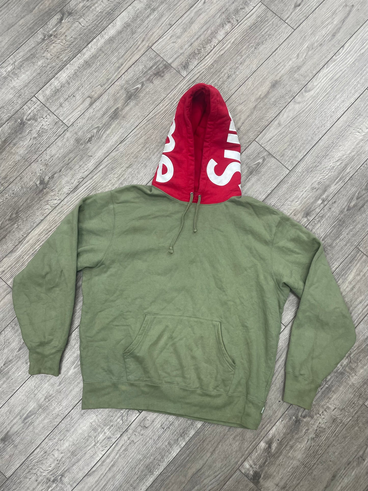 Supreme Contrast Hooded Sweatshirt M