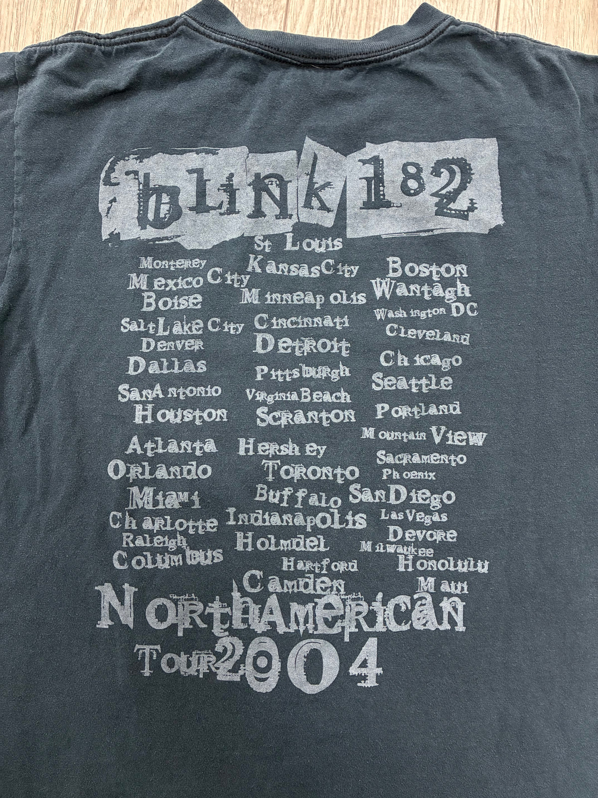 M - Vintage 2004 Blink 182 North American Tour tee
