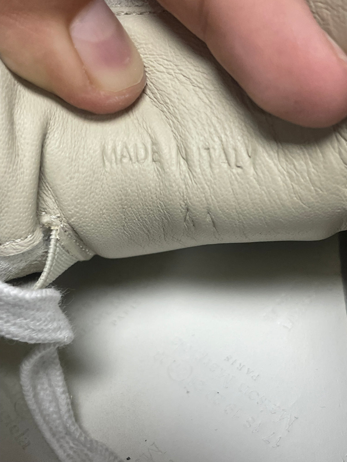 44 - Maison Margiela Replica Leather/Suede Sneakers