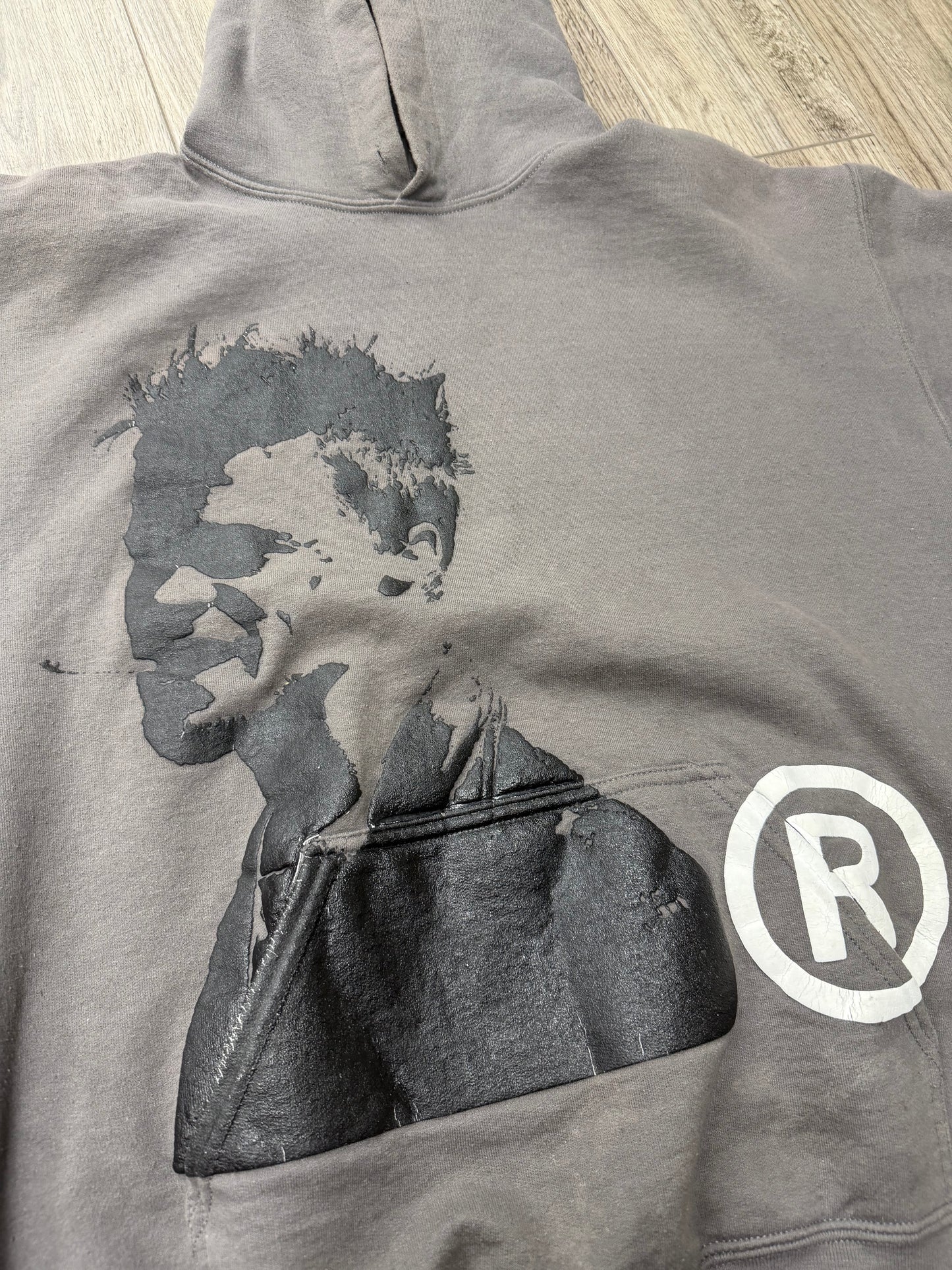 Joy Divizn Brad Pit Hoodie L