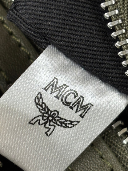 MCM Green Nylon Duffle bag
