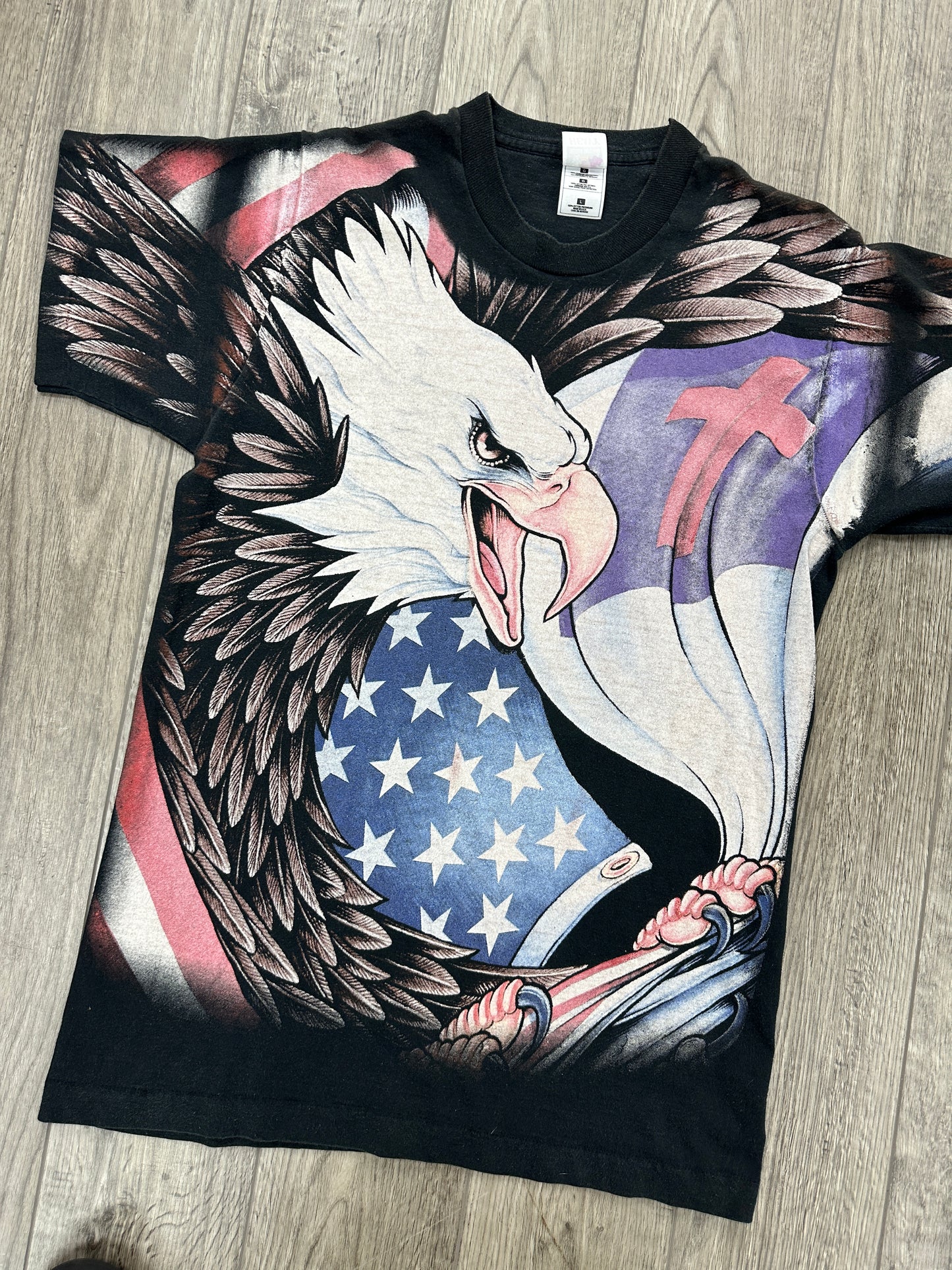 Eagle AOP God Tee Size L