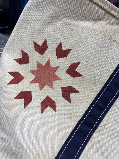 L.L. BEAN Boat and Tote 1980s bag Large Sawtooth Tag