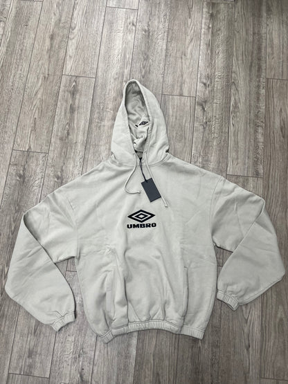 Umbro x Slamjam Logo Mask Hoodie Taupe M