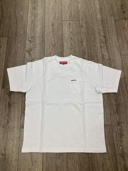 Supreme S/S White Pocket Tee Size Small